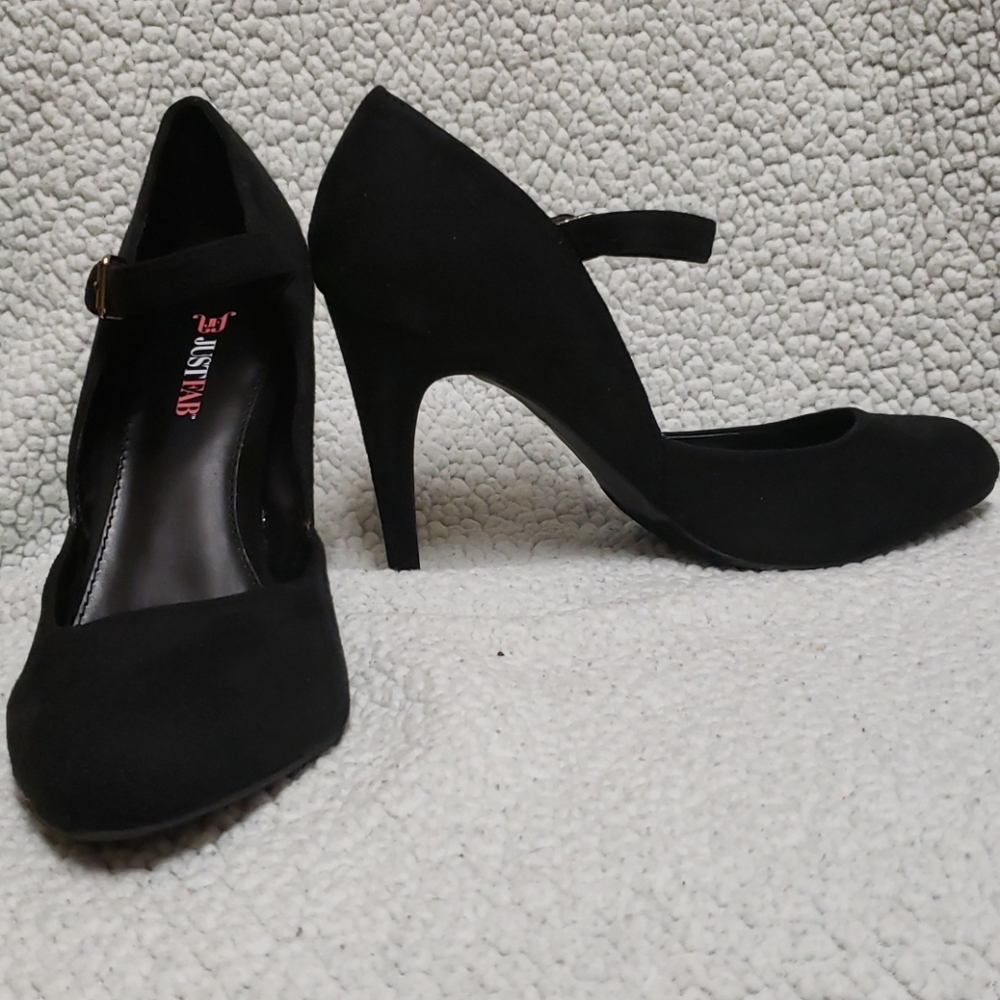 Just Fab Suede High Heel Pumps